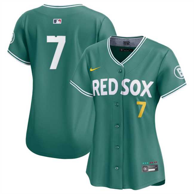Women's Boston Red Sox #7 Masataka Yoshida Green 2025 City Connect Limited Stitched Baseball Jersey(Run Small) Dzhi,We sell and wholesale Women's Boston Red Sox #7 Masataka Yoshida Green 2025 City Connect Limited Stitched Baseball Jersey(Run Small) Dzhi on line form chian!