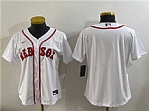Women's Boston Red Sox Blank White Cool Base Stitched Jersey(Run Small),baseball caps,new era cap wholesale,wholesale hats