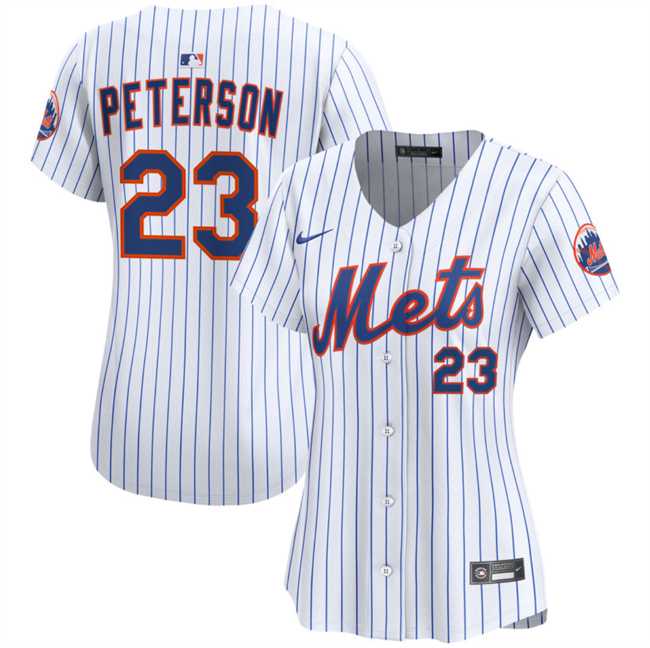 Women's New York Mets #23 David Peterson White 2025 Home Limited Stitched Baseball Jersey(Run Small) Dzhi,We sell and wholesale Women's New York Mets #23 David Peterson White 2025 Home Limited Stitched Baseball Jersey(Run Small) Dzhi on line form chian!