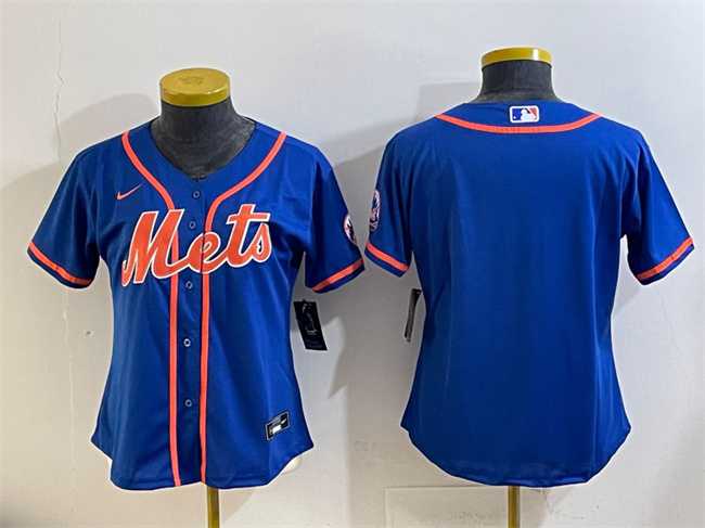 Women's New York Mets Blank Royal Cool Base Stitched Baseball Jersey(Run Small),We sell and wholesale Women's New York Mets Blank Royal Cool Base Stitched Baseball Jersey(Run Small) on line form chian!