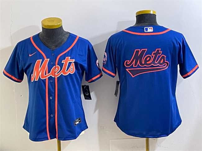 Women's New York Mets Team Big Logo Royal Cool Base Stitched Baseball Jersey(Run Small),We sell and wholesale Women's New York Mets Team Big Logo Royal Cool Base Stitched Baseball Jersey(Run Small) on line form chian!