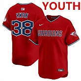 Youth Cleveland Guardians #38 Steven Kwan Red Alternate Limited Stitched Baseball Jersey Dzhi,baseball caps,new era cap wholesale,wholesale hats