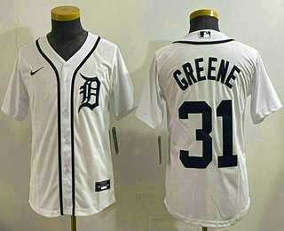 Youth Detroit Tigers #31 Riley Greene White Cool Base Stitched Jersey,We sell and wholesale Youth Detroit Tigers #31 Riley Greene White Cool Base Stitched Jersey on line form chian!
