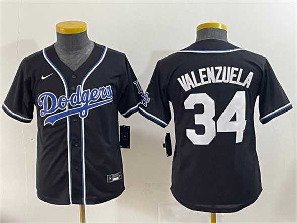 Youth Los Angeles Dodgers #34 Fernando Valenzuela Black Stitched Baseball Jersey,We sell and wholesale Youth Los Angeles Dodgers #34 Fernando Valenzuela Black Stitched Baseball Jersey on line form chian!