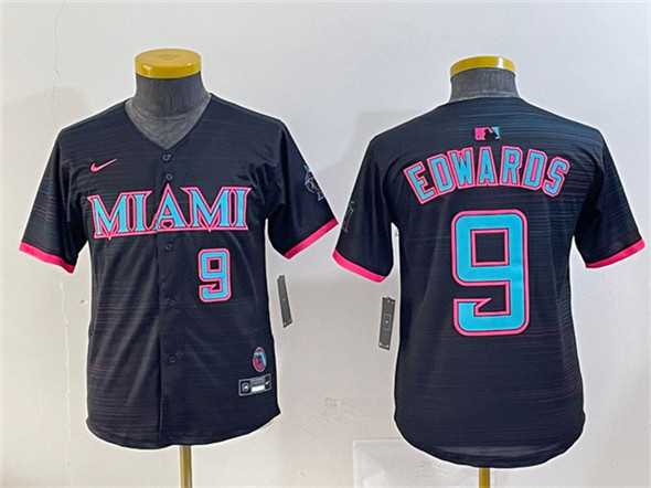 Youth Miami Marlins #9 Xavier Edwards Black 2025 City Connect Limited Stitched Jersey,We sell and wholesale Youth Miami Marlins #9 Xavier Edwards Black 2025 City Connect Limited Stitched Jersey on line form chian!