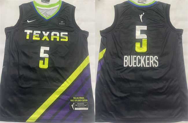 Men's Dallas Wings #5 Paige Bueckers Black Stitched Basketball Jersey,We sell and wholesale Men's Dallas Wings #5 Paige Bueckers Black Stitched Basketball Jersey on line form chian!