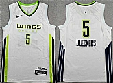 Men's Dallas Wings #5 Paige Bueckers White Stitched Basketball Jersey,baseball caps,new era cap wholesale,wholesale hats