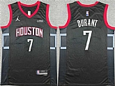 Men's Houston Rockets #7 Kevin Durant Black Statement Edition Stitched Jersey,baseball caps,new era cap wholesale,wholesale hats