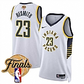 Men's Indiana Pacers #23 Aaron Nesmith White 2025 Finals Association Edition Stitched Jersey Dzhi,baseball caps,new era cap wholesale,wholesale hats