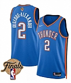 Men's Oklahoma City Thunder #2 Shai Gilgeous-Alexander Blue 2025 Finals Icon Edition Stitched Jersey Dzhi,baseball caps,new era cap wholesale,wholesale hats