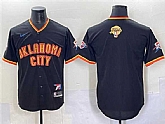 Men's Oklahoma City Thunder Blank Black 2025 Finals Vapor Stitched Baseball Jersey,baseball caps,new era cap wholesale,wholesale hats