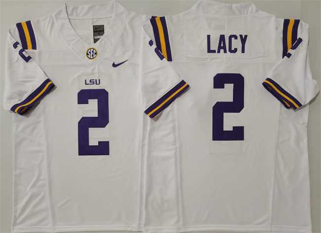 Men's LSU Tigers #2 Kyren Lacy White F.U.S.E. Stitched Jersey,We sell and wholesale Men's LSU Tigers #2 Kyren Lacy White F.U.S.E. Stitched Jersey on line form chian!