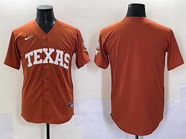Men's Texas Longhorns Blank Orange SEC Patch Stitched Jersey,We sell and wholesale Men's Texas Longhorns Blank Orange SEC Patch Stitched Jersey on line form chian!