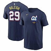 Men's American League #29 Cal Raleigh Navy 2025 All-Star Edition Name & Number T-Shirt,baseball caps,new era cap wholesale,wholesale hats