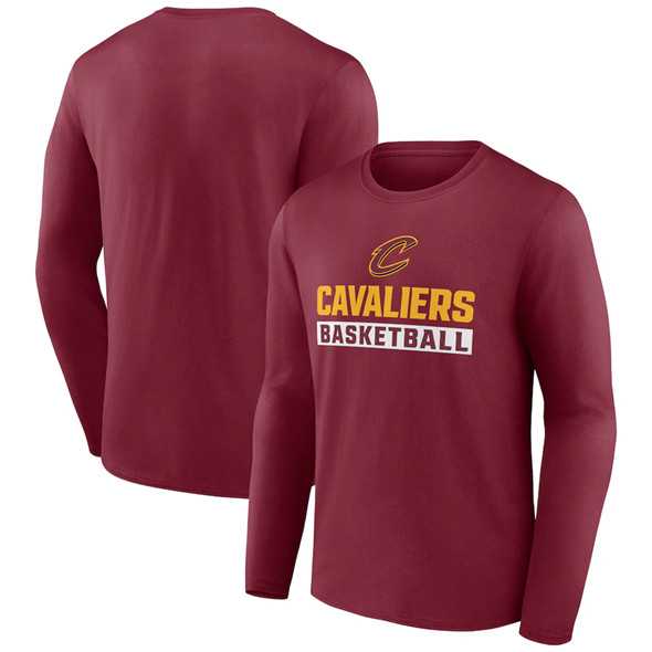 Men's Cleveland Cavaliers Garnet Let's Go Long Sleeve T-Shirt,We sell and wholesale Men's Cleveland Cavaliers Garnet Let's Go Long Sleeve T-Shirt on line form chian!