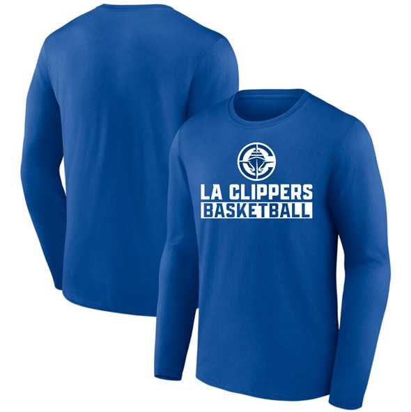 Men's Los Angeles Clippers Royal Let's Go Long Sleeve T-Shirt,We sell and wholesale Men's Los Angeles Clippers Royal Let's Go Long Sleeve T-Shirt on line form chian!
