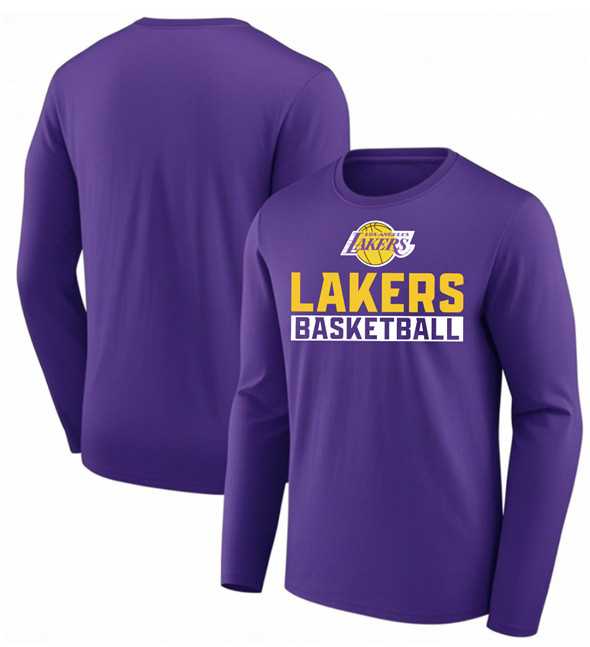 Men's Los Angeles Lakers Purple Let's Go Long Sleeve T-Shirt,We sell and wholesale Men's Los Angeles Lakers Purple Let's Go Long Sleeve T-Shirt on line form chian!