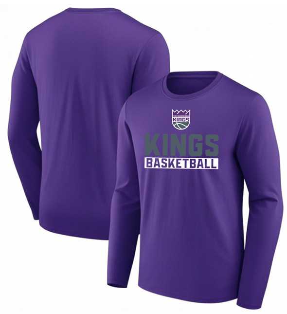 Men's Sacramento Kings Purple Let's Go Long Sleeve T-Shirt,We sell and wholesale Men's Sacramento Kings Purple Let's Go Long Sleeve T-Shirt on line form chian!