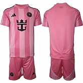 Men's Inter Miami CF Blank 25-26 Pink Home Soccer Jersey Suit,baseball caps,new era cap wholesale,wholesale hats