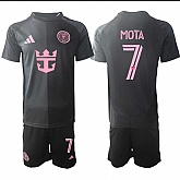 Men's Inter Miami CF #7 Jean Mota 2025 Black Away Soccer Jersey Suit,baseball caps,new era cap wholesale,wholesale hats