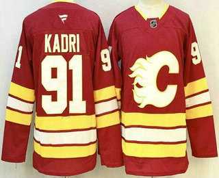 Men's Calgary Flames #91 Nazem Kadri Red Authentic Jersey,We sell and wholesale Men's Calgary Flames #91 Nazem Kadri Red Authentic Jersey on line form chian!