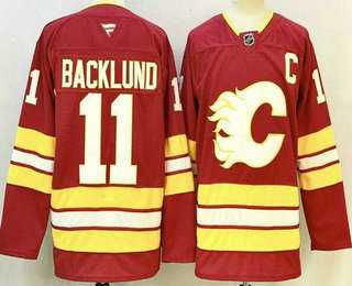 Men's Calgary Flames #11 Mikael Backlund Red Authentic Jersey,We sell and wholesale Men's Calgary Flames #11 Mikael Backlund Red Authentic Jersey on line form chian!