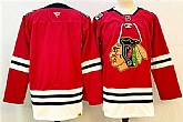 Men's Chicago Blackhawks Blank Red 2025 Home 100th Anniversary Stitched Hockey Jersey,baseball caps,new era cap wholesale,wholesale hats