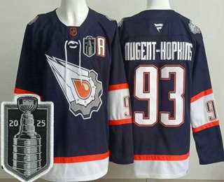 Men's Edmonton Oilers #93 Ryan Nugent Hopkins Navy Alternate 2025 Stanley Cup Final Authentic Jersey,We sell and wholesale Men's Edmonton Oilers #93 Ryan Nugent Hopkins Navy Alternate 2025 Stanley Cup Final Authentic Jersey on line form chian!