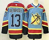 Men's Florida Panthers #13 Sam Reinhart Blue Reverse Retro Stitched Authentic Jersey,baseball caps,new era cap wholesale,wholesale hats