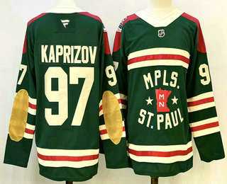 Men's Minnesota Wild #97 Kirill Kaprizov Green Winter Classic Stitched Authentic Jersey,We sell and wholesale Men's Minnesota Wild #97 Kirill Kaprizov Green Winter Classic Stitched Authentic Jersey on line form chian!