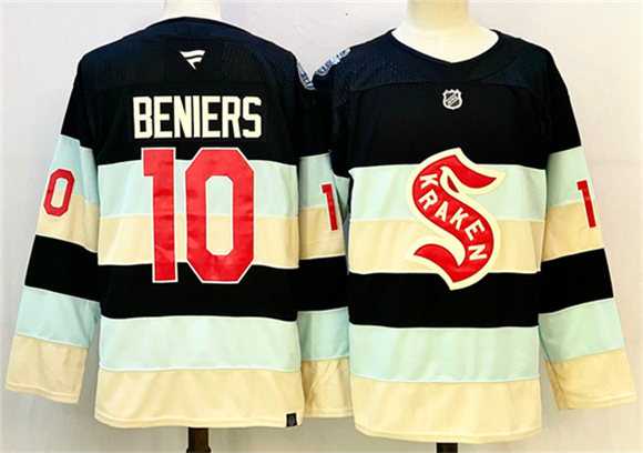 Men's Seattle Kraken #10 Matty Beniers Deep Sea Blue Winter Classic Stitched Hockey Jersey,We sell and wholesale Men's Seattle Kraken #10 Matty Beniers Deep Sea Blue Winter Classic Stitched Hockey Jersey on line form chian!