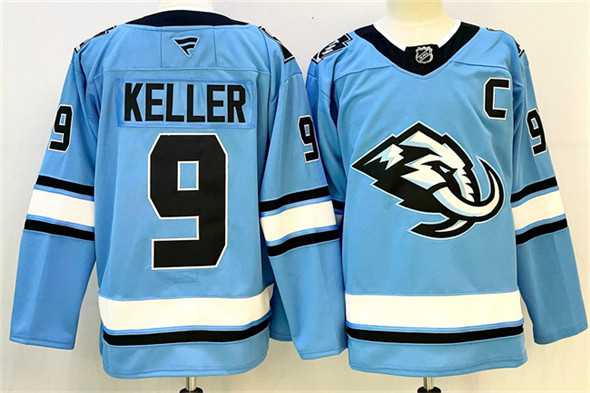 Men's Utah Mammoth #9 Clayton Keller Blue 2025 With C Patch Stitched Jersey,We sell and wholesale Men's Utah Mammoth #9 Clayton Keller Blue 2025 With C Patch Stitched Jersey on line form chian!