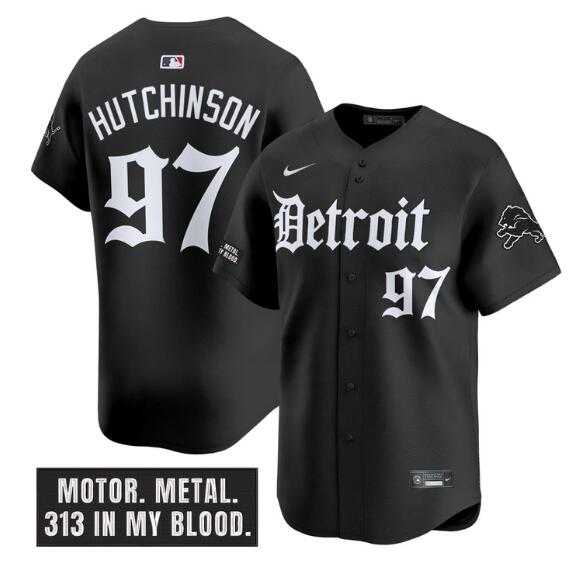 Men's Detroit Lions #97 Aidan Hutchinson Black 'Motor Gothic Edition' Vapor Premier Limited Stitched Jersey Dzhi,We sell and wholesale Men's Detroit Lions #97 Aidan Hutchinson Black 'Motor Gothic Edition' Vapor Premier Limited Stitched Jersey Dzhi on line form chian!