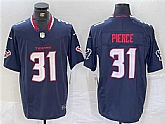 Men's Houston Texans #31 Dameon Pierce Navy F.U.S.E. Vapor Limited Football Stitched Jersey,baseball caps,new era cap wholesale,wholesale hats