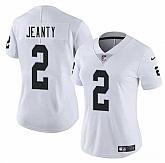 Women's Las Vegas Raiders #2 Ashton Jeanty White 2025 Vapor Stitched Jersey Dzhi,baseball caps,new era cap wholesale,wholesale hats