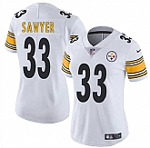 Women's Pittsburgh Steelers #33 Jack Sawyer White 2025 Draft Vapor Untouchable Limited Stitched Jersey Dzhi,baseball caps,new era cap wholesale,wholesale hats