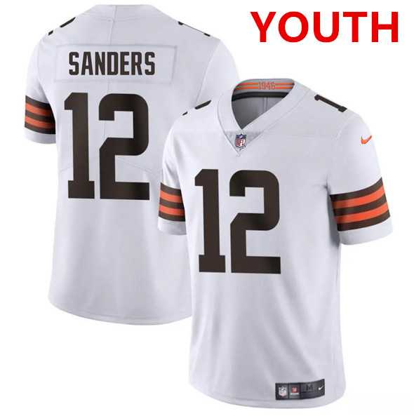 Youth Cleveland Browns #12 Shedeur Sanders White 2025 Vapor Limited Stitched Jersey Dzhi,We sell and wholesale Youth Cleveland Browns #12 Shedeur Sanders White 2025 Vapor Limited Stitched Jersey Dzhi on line form chian!