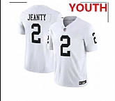 Youth Las Vegas Raiders #2 Ashton Jeanty White 2025 F.U.S.E. Vapor Stitched Jersey Dzhi,baseball caps,new era cap wholesale,wholesale hats