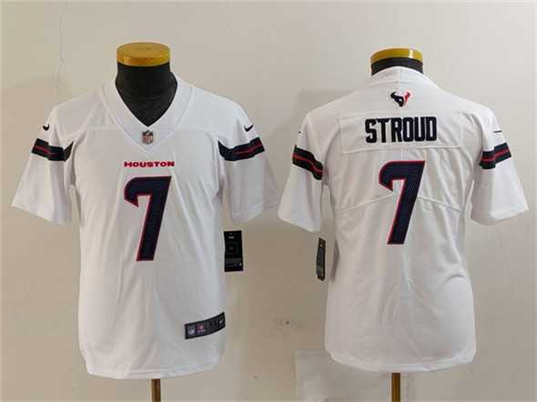 Youth Houston Texans #7 C.J. Stroud White Vapor Untouchable Limited Stitched Jersey,We sell and wholesale Youth Houston Texans #7 C.J. Stroud White Vapor Untouchable Limited Stitched Jersey on line form chian!