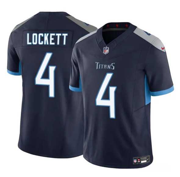 Men & Women & Youth Tennessee Titans #4 Tyler Lockett Navy 2025 F.U.S.E. Vapor Limited Stitched Jersey,We sell and wholesale Men & Women & Youth Tennessee Titans #4 Tyler Lockett Navy 2025 F.U.S.E. Vapor Limited Stitched Jersey on line form chian!