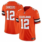 Men & Women & Youth Cleveland Browns #12 Shedeur Sanders Orange 2025 Draft F.U.S.E. Vapor Limited Stitched Jersey,baseball caps,new era cap wholesale,wholesale hats