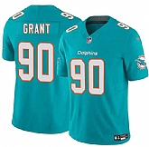 Men & Women & Youth Miami Dolphins #90 Kenneth Grant Aqua 2025 Draft F.U.S.E. Vapor Limited Stitched Jersey,baseball caps,new era cap wholesale,wholesale hats