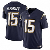 Men & Women & Youth Los Angeles Chargers #15 Ladd McConkey Navy 2025 F.U.S.E. Alternate Vapor Limited Stitched Jersey,baseball caps,new era cap wholesale,wholesale hats
