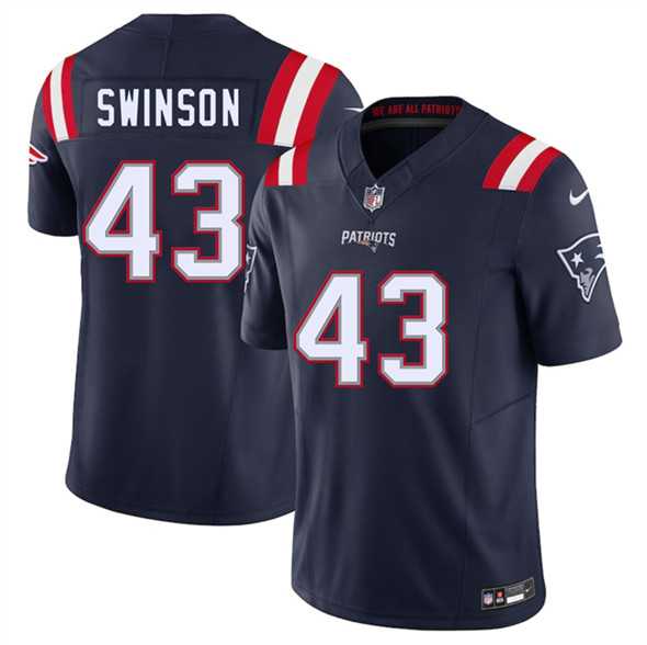 Men & Women & Youth New England Patriots #43 Bradyn Swinson Navy 2025 F.U.S.E. Vapor Limited Stitched Jersey,We sell and wholesale Men & Women & Youth New England Patriots #43 Bradyn Swinson Navy 2025 F.U.S.E. Vapor Limited Stitched Jersey on line form chian!
