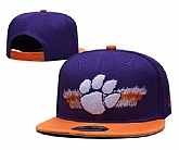 Clemson Tigers Stitched Snapback Hats 004,baseball caps,new era cap wholesale,wholesale hats