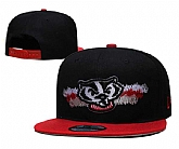 Wisconsin Badgers Stitched Snapback Hats 004,baseball caps,new era cap wholesale,wholesale hats