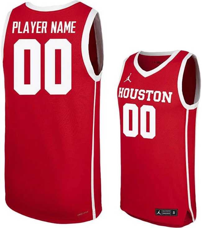 Men's Houston Cougars Active Player Custom Red Stitched Basketball Jersey,We sell and wholesale Men's Houston Cougars Active Player Custom Red Stitched Basketball Jersey on line form chian!