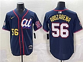 Men's American League #56 Randy Arozarena Navy 2025 All-Star Edition Limited Stitched Jersey,baseball caps,new era cap wholesale,wholesale hats