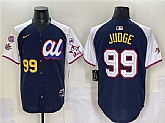 Men's American League #99 Aaron Judge Navy Alternate 2025 All-Star With Patch Edition Limited Stitched Jersey,baseball caps,new era cap wholesale,wholesale hats