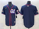 Men's American League Texas Rangers Blank Navy 2025 All-Star Edition Limited Stitched Jersey,baseball caps,new era cap wholesale,wholesale hats